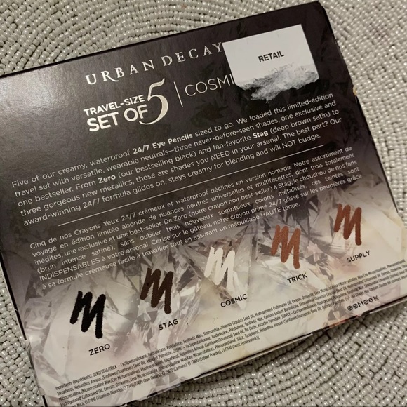 URBAN DECAY DELIRIOUS Travel Size Set of 5 Eye Liners LIMITED EDITION NEW - Picture 2 of 3